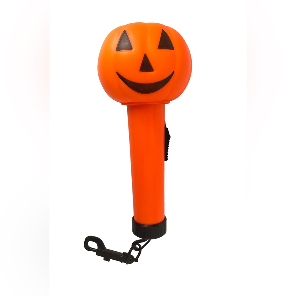 Vintage 90s Jack-o-lantern Halloween flashlight